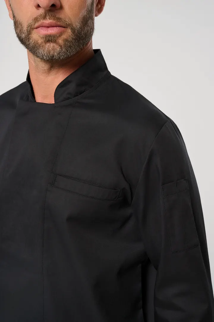 Veste de cuisine écoresponsable manches longues unisexe 17