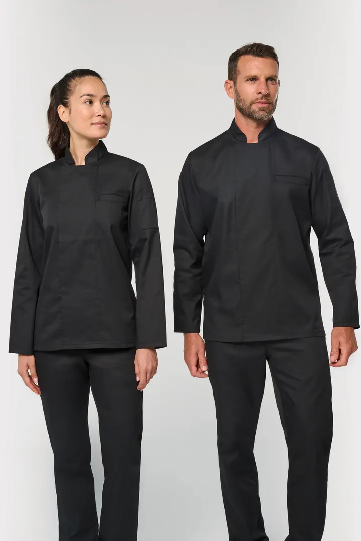 Veste de cuisine écoresponsable manches longues unisexe 20