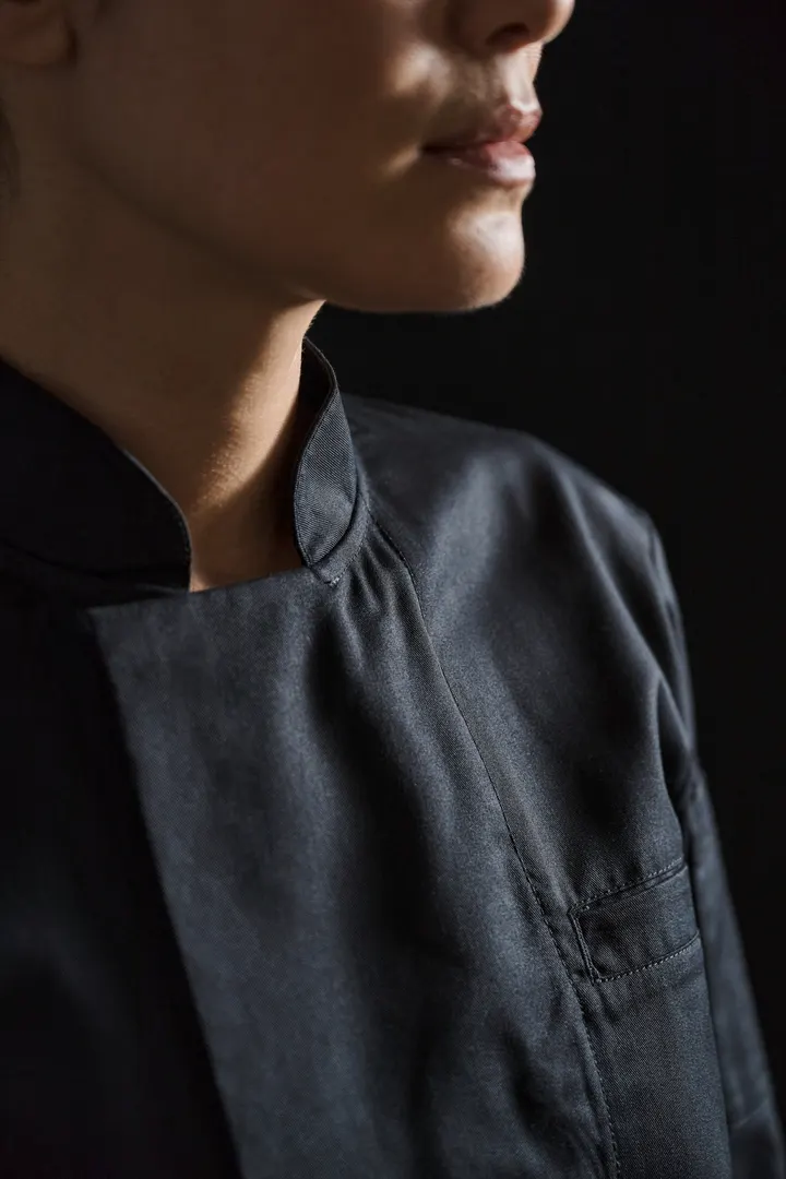 Veste de cuisine écoresponsable manches longues unisexe 23