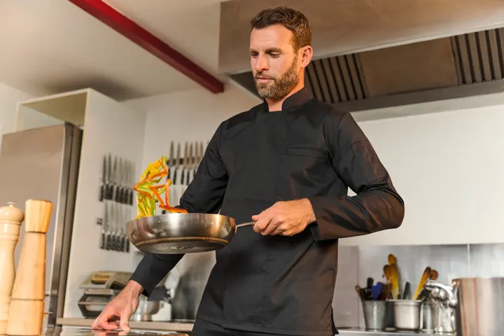 Veste de cuisine écoresponsable manches longues unisexe 31