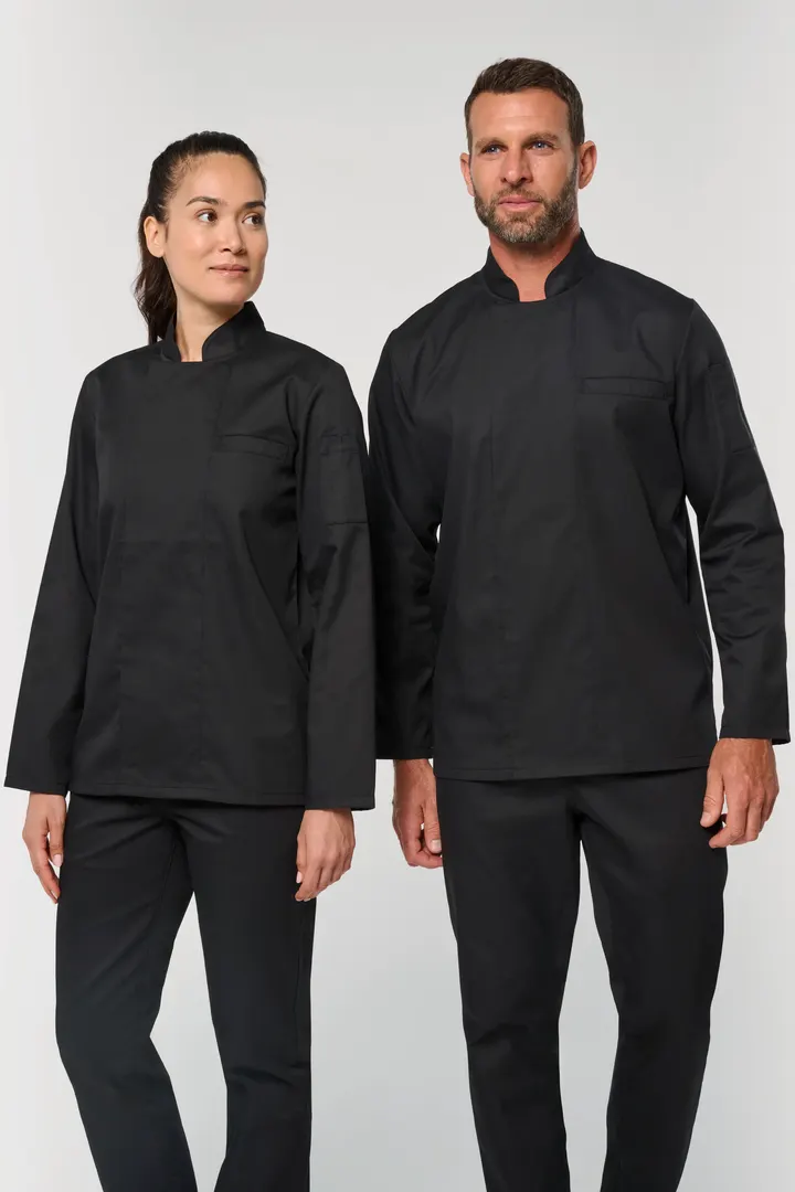 Veste de cuisine écoresponsable manches longues unisexe 2
