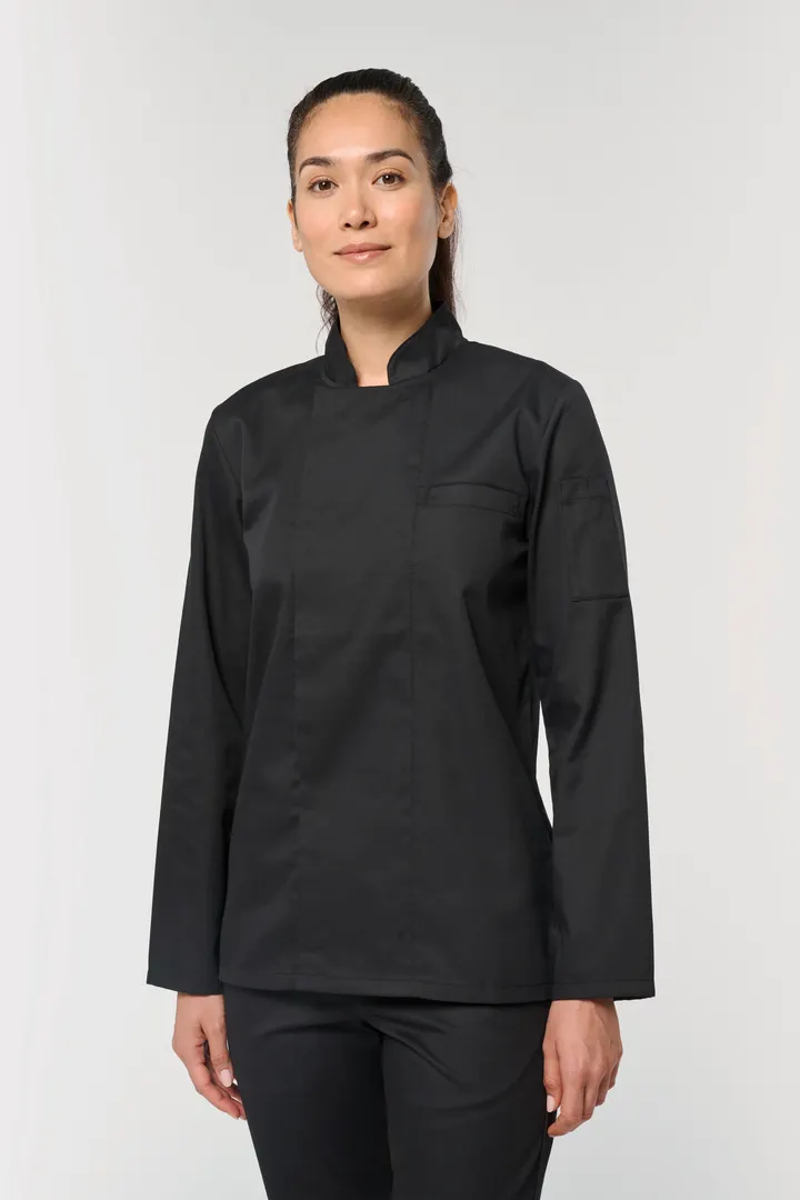 Veste de cuisine écoresponsable manches longues unisexe 5