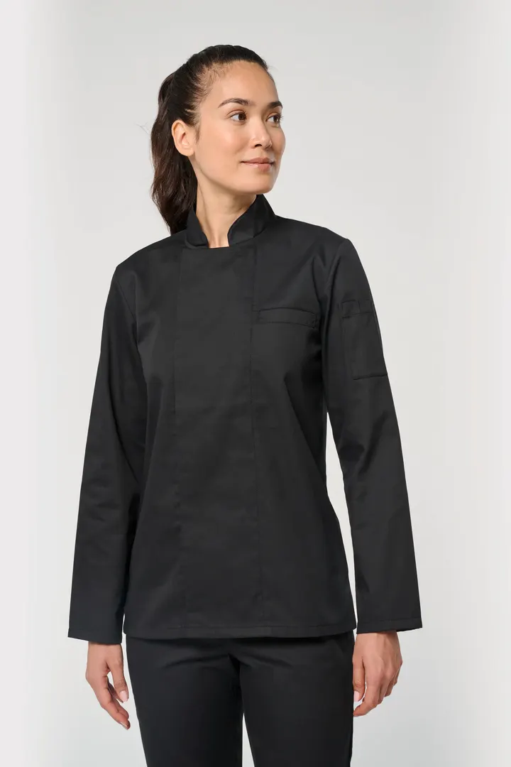 Veste de cuisine écoresponsable manches longues unisexe 6