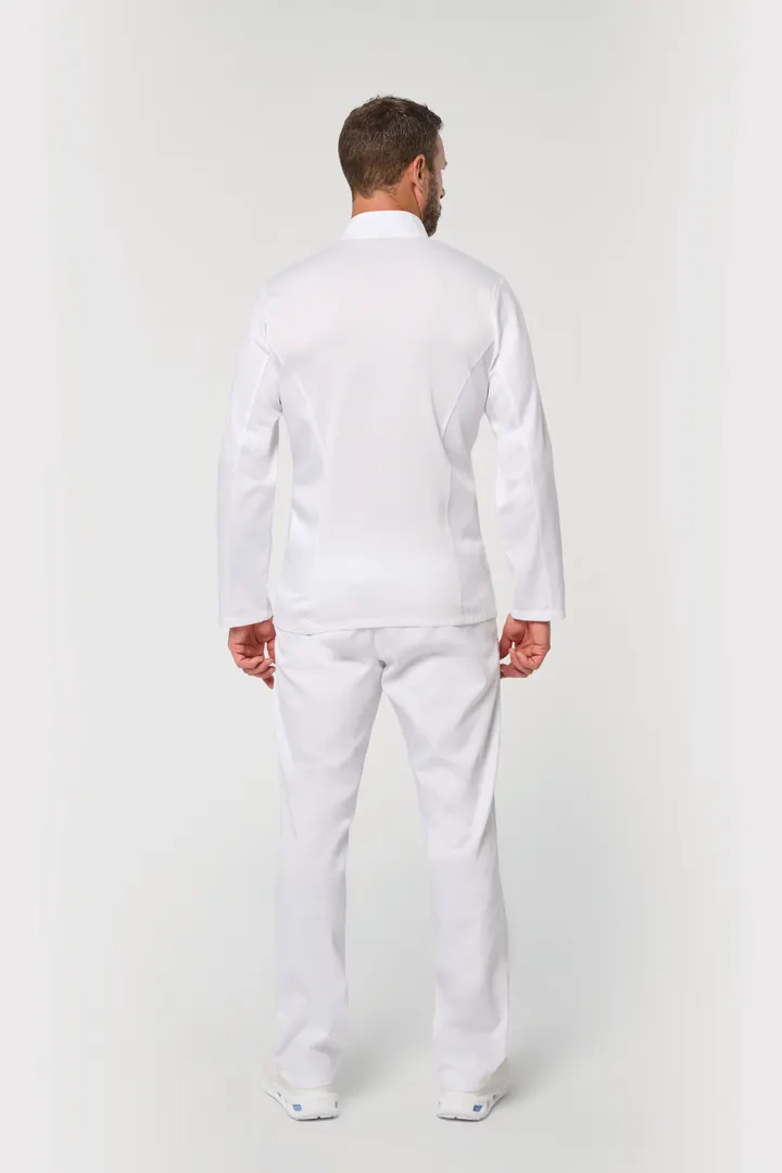 Veste de cuisine écoresponsable et respirante manches longues unisexe 13