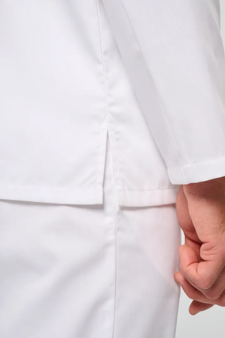 Veste de cuisine écoresponsable et respirante manches longues unisexe 18