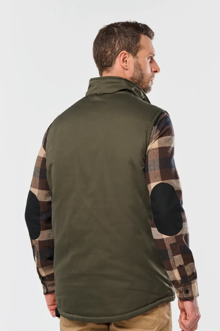 Gefütterte Unisex-Weste aus Baumwollpolyester 16
