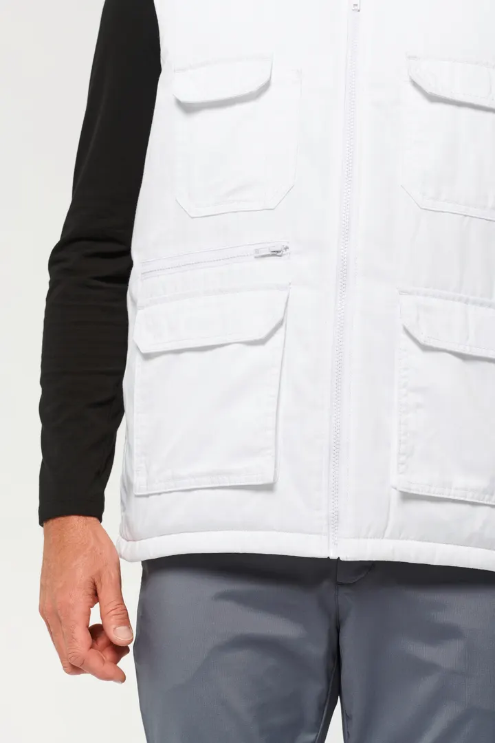 Gefütterte Unisex-Weste aus Baumwollpolyester 22
