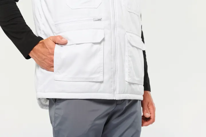 Gefütterte Unisex-Weste aus Baumwollpolyester 23