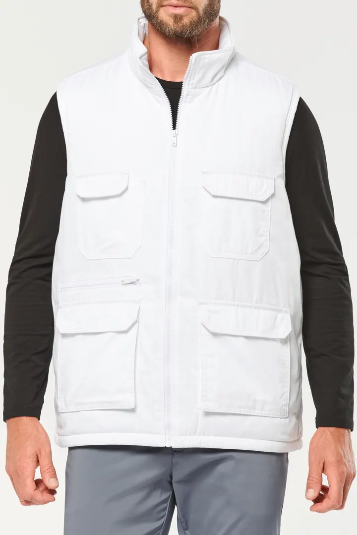 Gefütterte Unisex-Weste aus Baumwollpolyester 25
