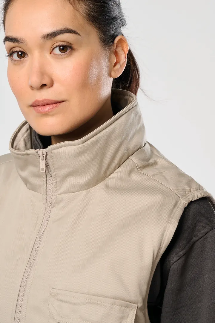 Gefütterte Unisex-Weste aus Baumwollpolyester 6