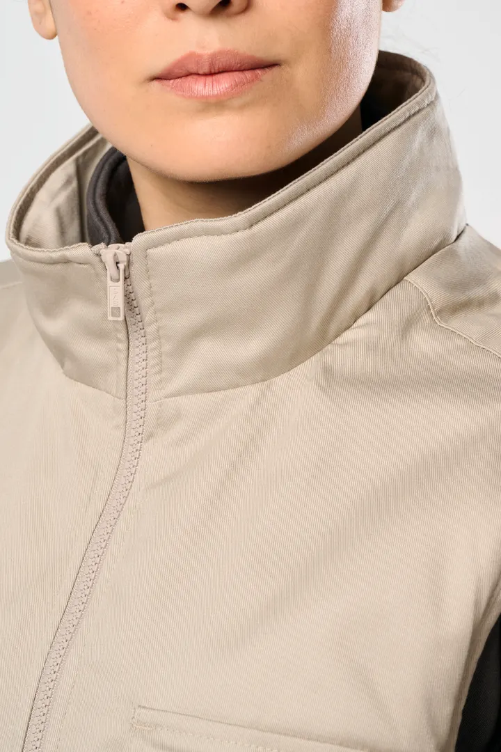 Gefütterte Unisex-Weste aus Baumwollpolyester 7