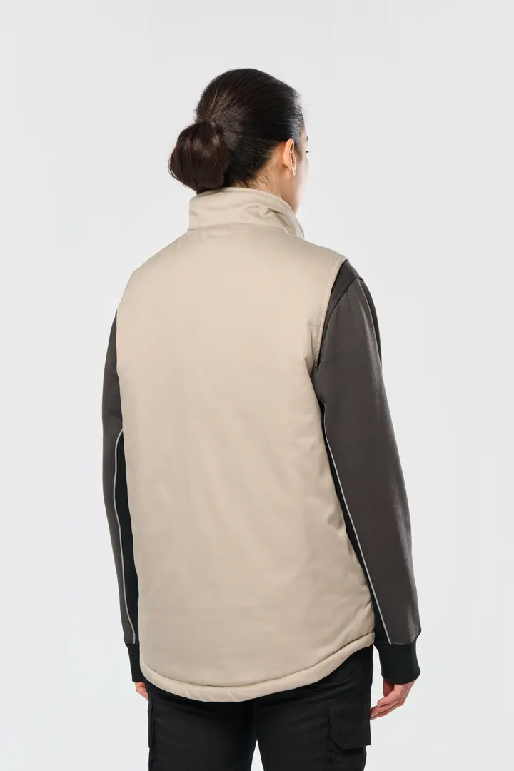Gefütterte Unisex-Weste aus Baumwollpolyester 8