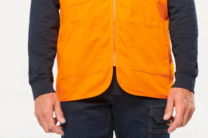 Unisex-Weste aus Baumwollpolyester mit mehreren Taschen 21