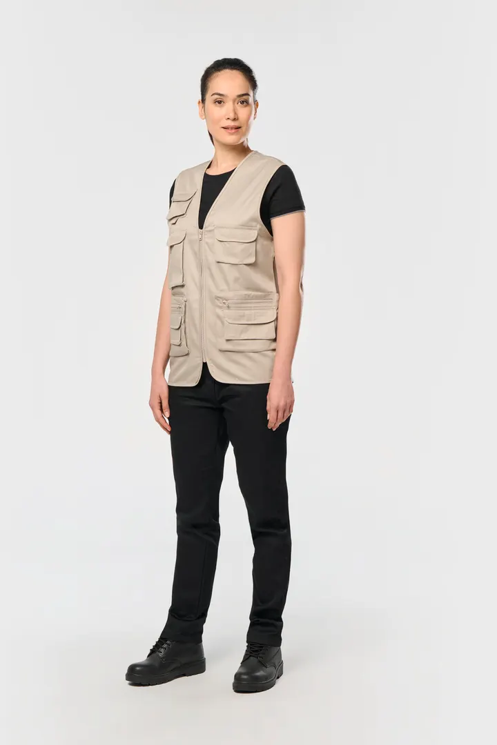 Gefütterte Unisex-Weste aus Baumwollpolyester 20