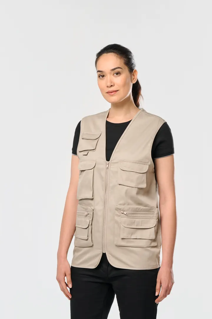 Gefütterte Unisex-Weste aus Baumwollpolyester 21