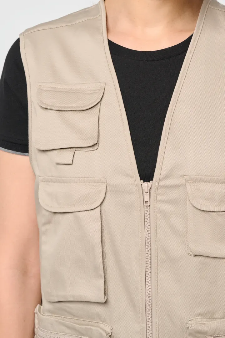 Gefütterte Unisex-Weste aus Baumwollpolyester 22