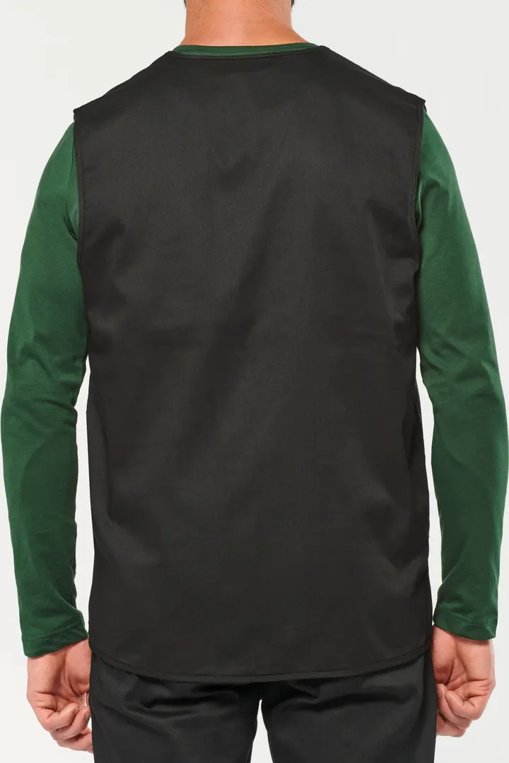 Gefütterte Unisex-Weste aus Baumwollpolyester 35