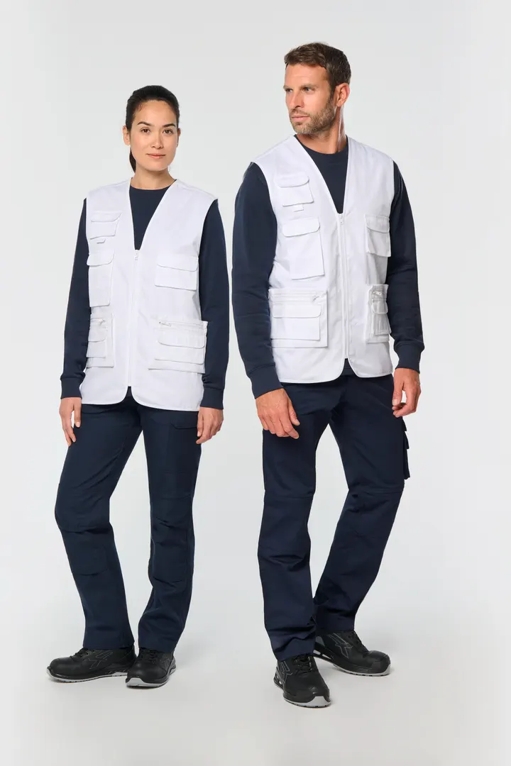 Gefütterte Unisex-Weste aus Baumwollpolyester 27