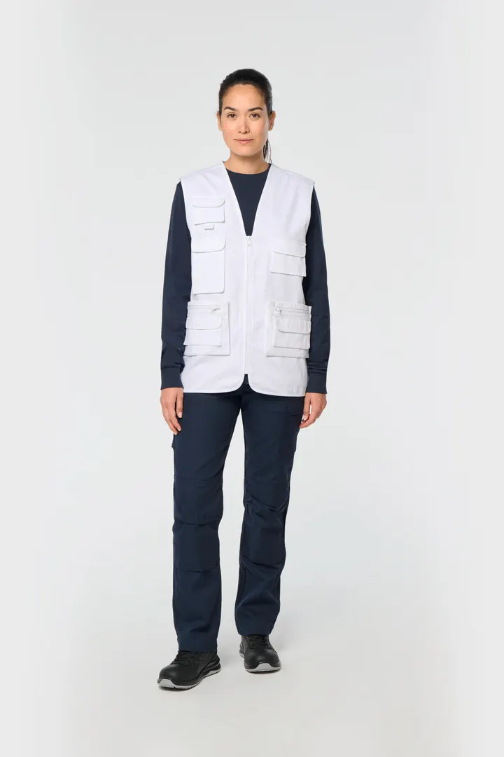 Gefütterte Unisex-Weste aus Baumwollpolyester 28