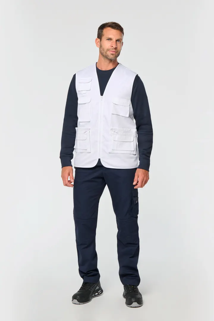 Gefütterte Unisex-Weste aus Baumwollpolyester 33