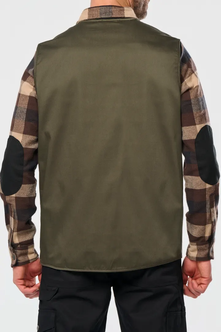 Gefütterte Unisex-Weste aus Baumwollpolyester 4