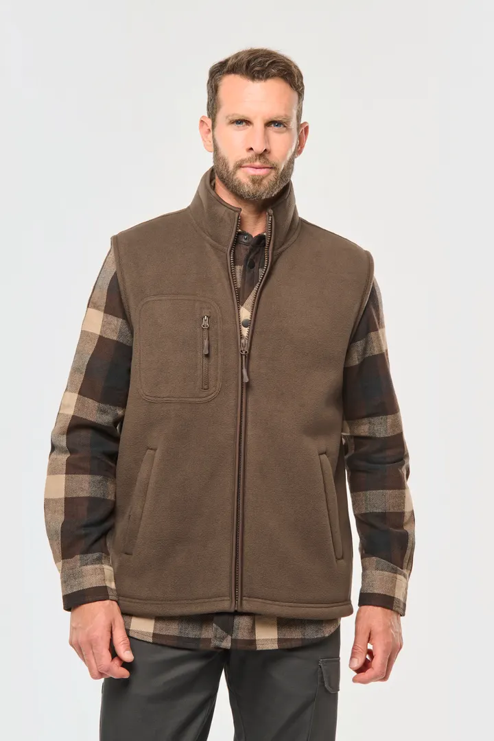 Bodywärmer aus Fleece mit Sherpa-Innenseite, Unisex 15