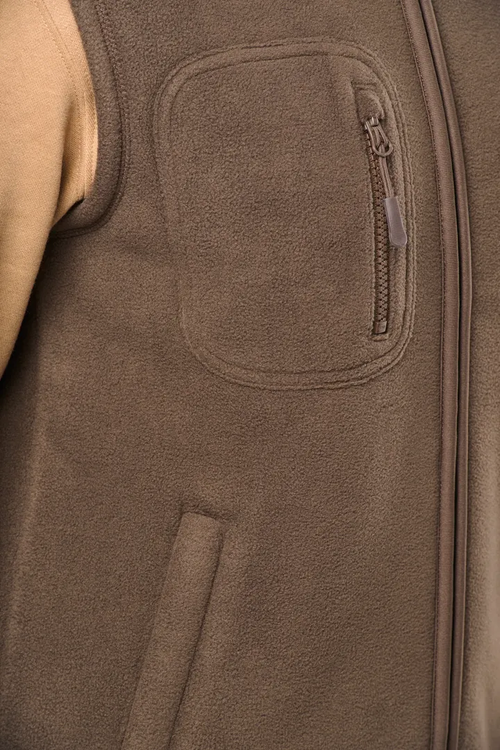 Bodywärmer aus Fleece mit Sherpa-Innenseite, Unisex 4