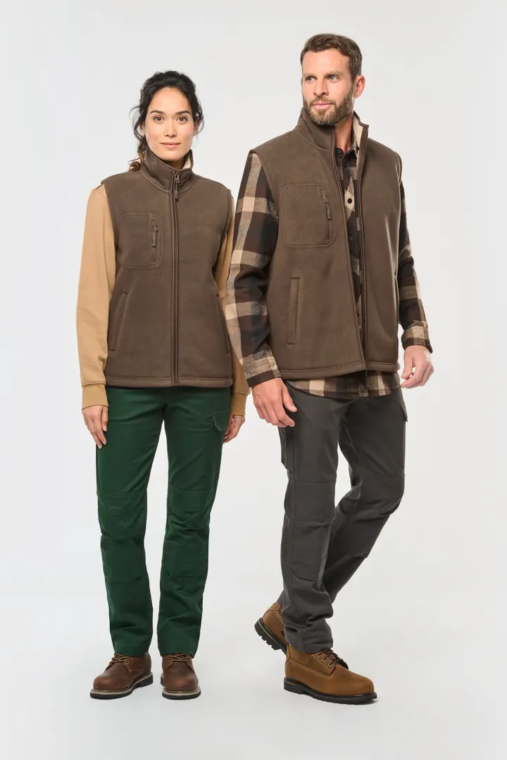 Bodywärmer aus Fleece mit Sherpa-Innenseite, Unisex 1