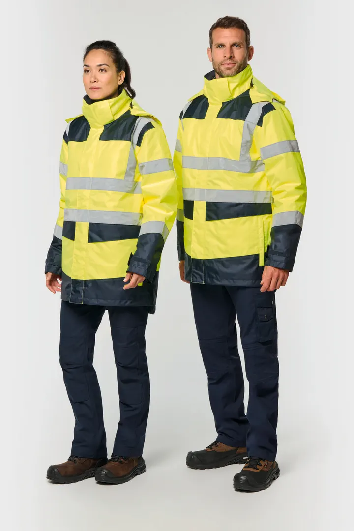 Parka de sécurité recyclée 4 en 1 unisexe 4