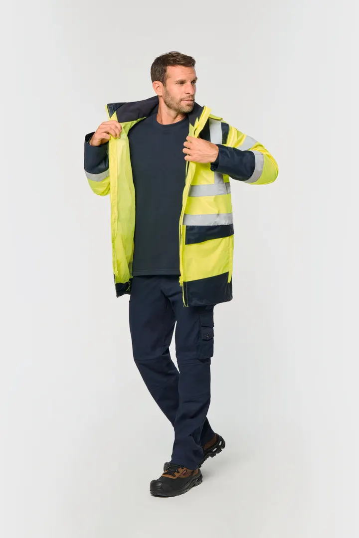 Parka de sécurité recyclée 4 en 1 unisexe 5
