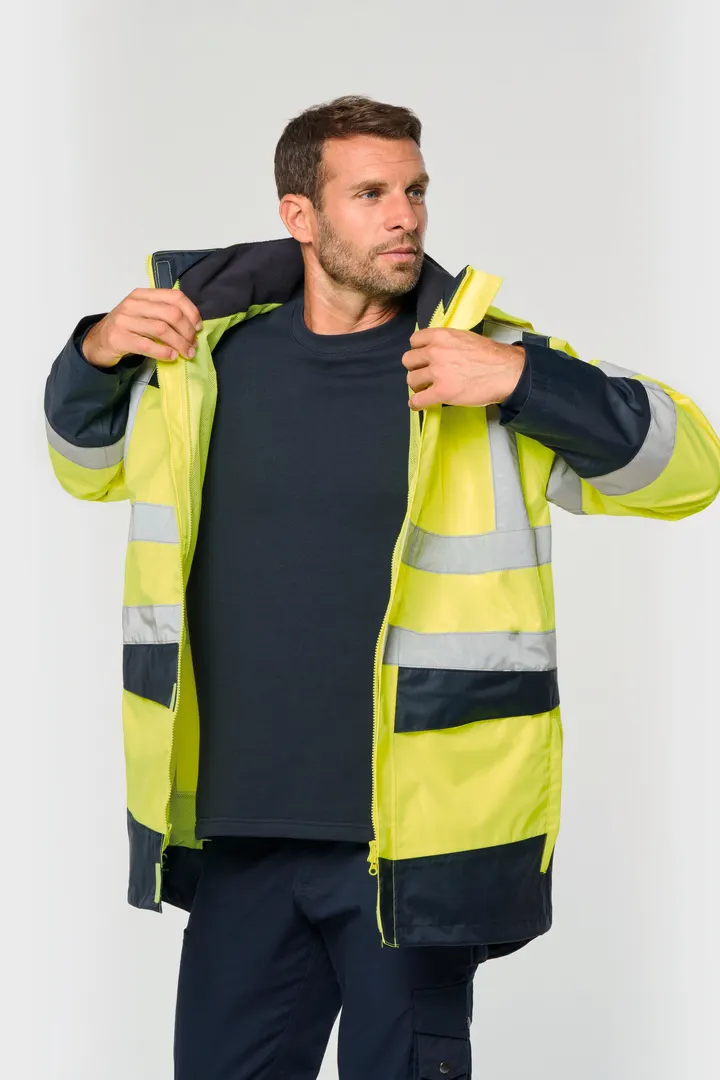 Parka de sécurité recyclée 4 en 1 unisexe 6