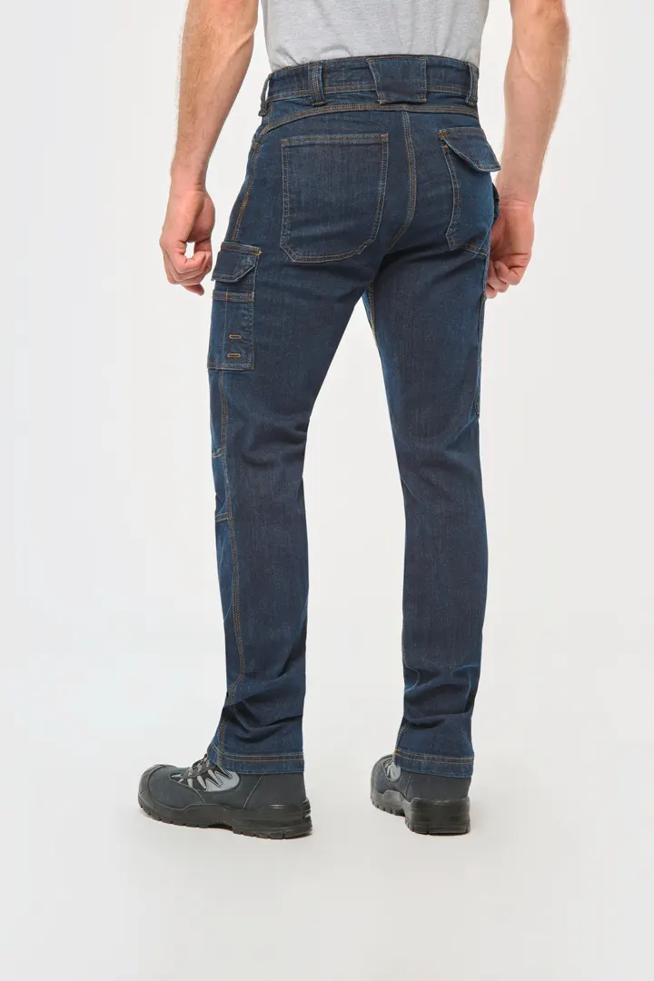 Denim-Herrenhose mit mehreren Taschen 27