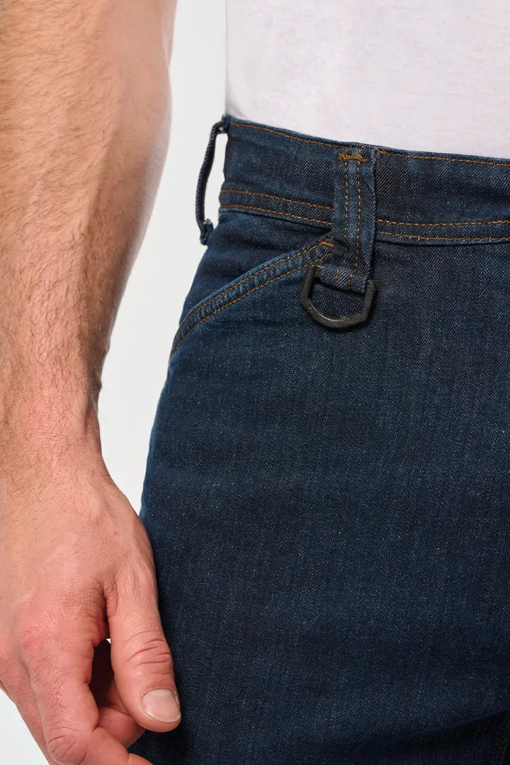 Denim-Herrenhose mit mehreren Taschen 10