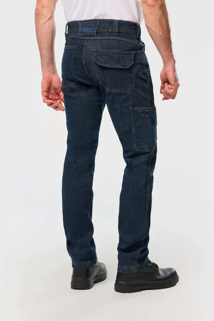 Denim-Herrenhose mit mehreren Taschen 15