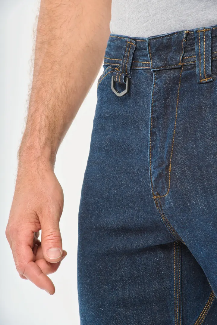 Denim-Herrenhose mit mehreren Taschen 18