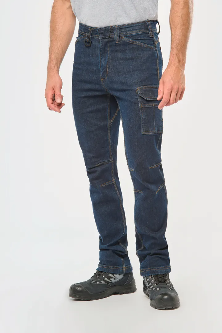 Denim-Herrenhose mit mehreren Taschen 2