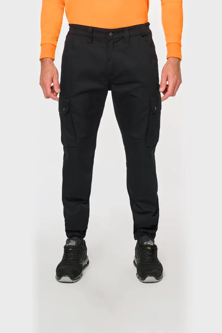 Pantalon cargo unisexe avec bas élastiqué 2