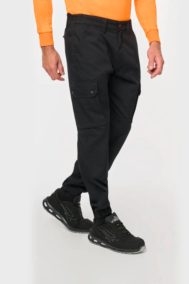 Pantalon cargo unisexe avec bas élastiqué 3