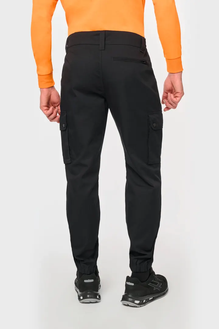 Pantalon cargo unisexe avec bas élastiqué 4