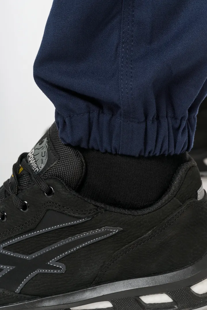 Unisex-Cargo-Hose mit elastischem Saum und reflektierendem Streifen 22