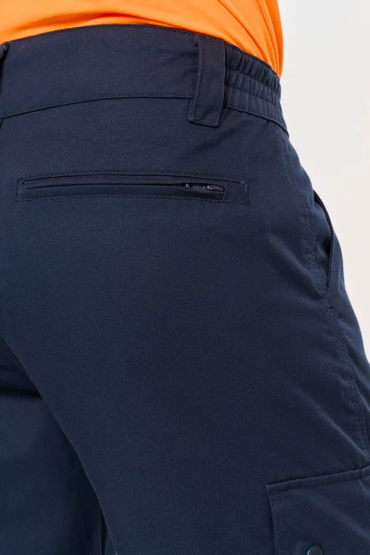 Unisex-Cargo-Hose mit elastischem Saum und reflektierendem Streifen 6