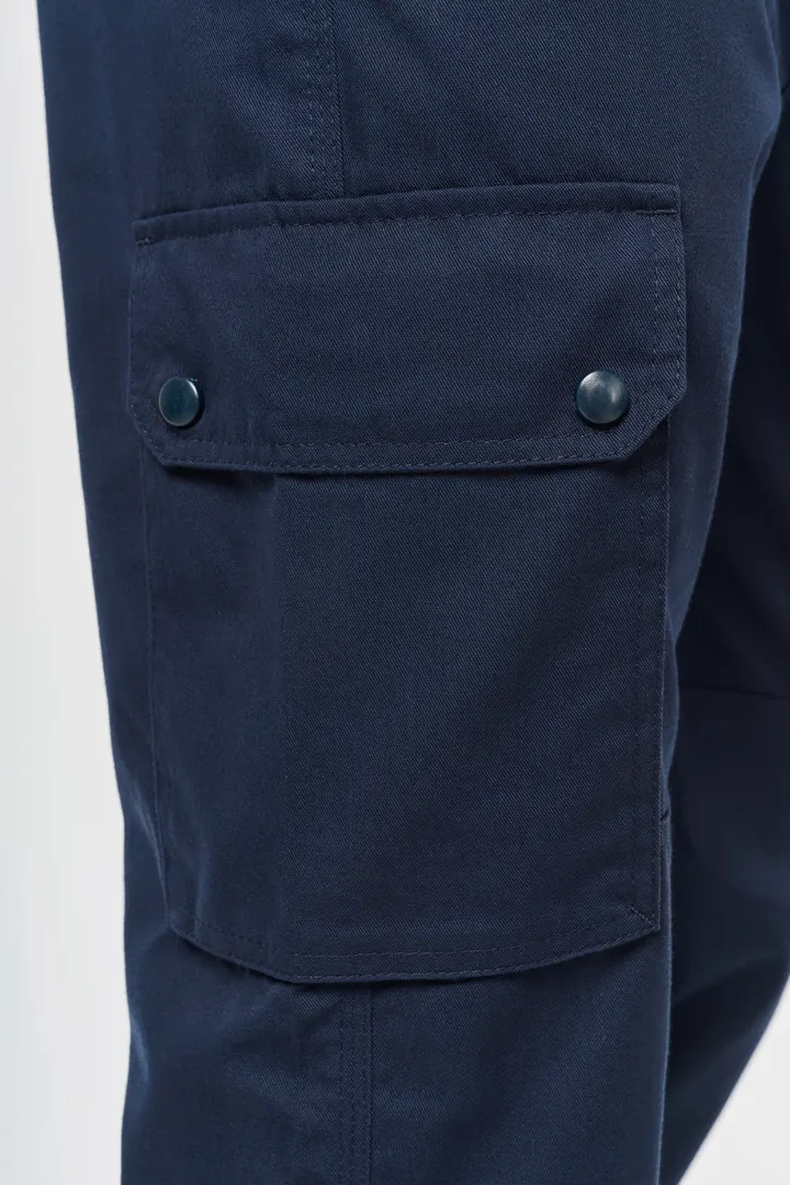 Unisex-Cargo-Hose mit elastischem Saum und reflektierendem Streifen 7