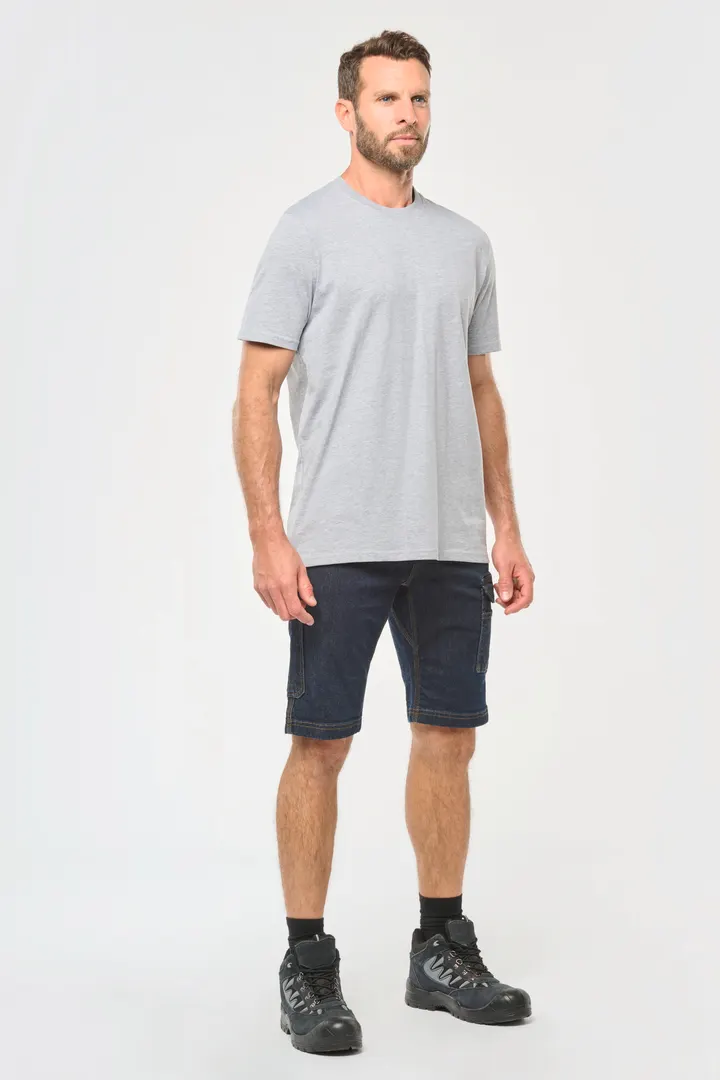 Bermuda aus Denim mit mehreren Taschen, für Herren 8