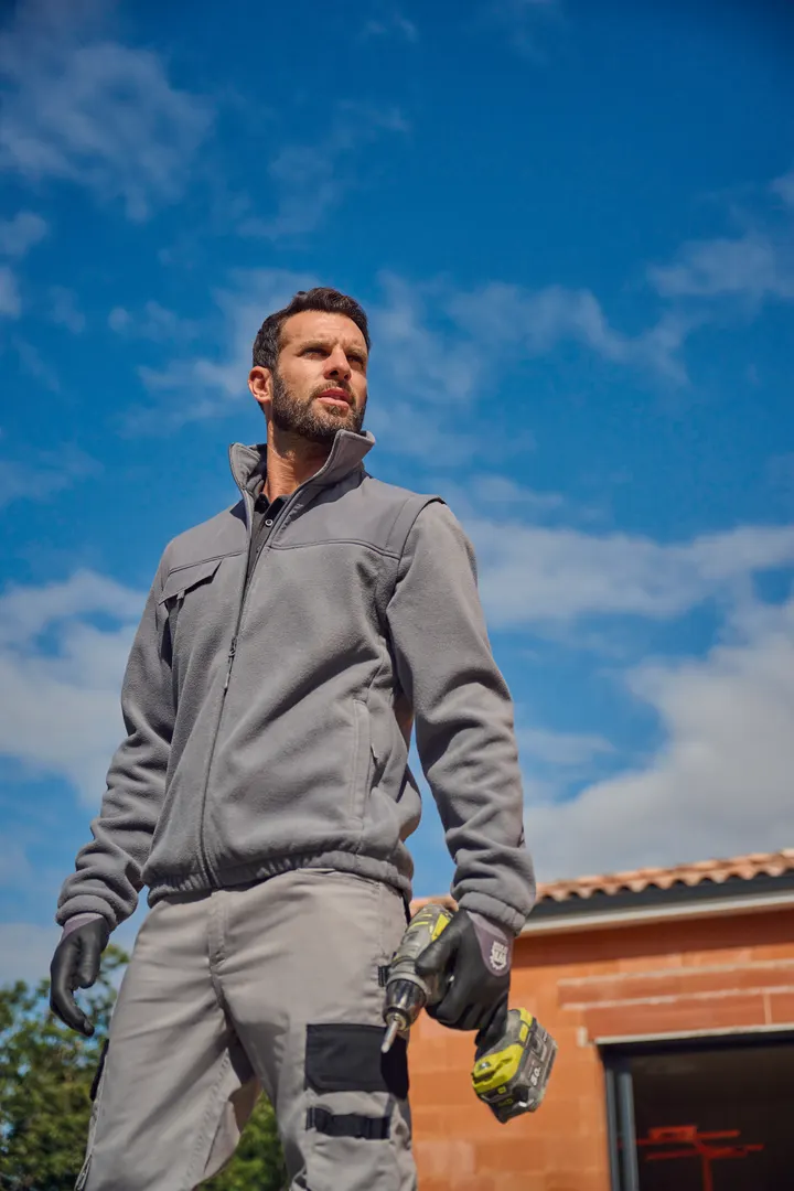 Veste polaire manches amovibles homme 33