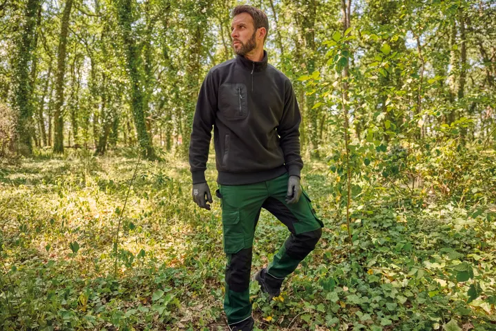 Umweltfreundlicher Fleecepullover mit Reißverschlusskragen, Unisex 51