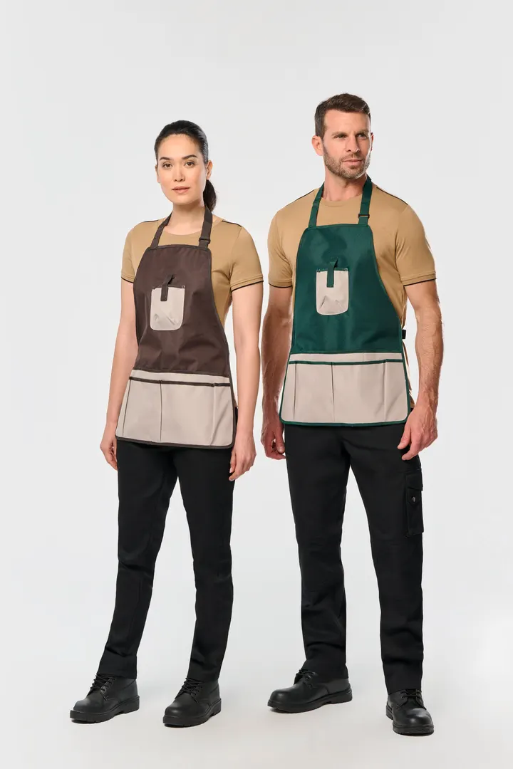 Tablier de jardinier imperméable écoresponsable unisexe 13