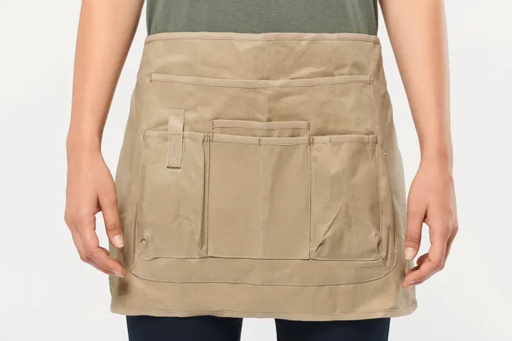 Kurze umweltfreundliche Unisex-Gärtnerschürze 21
