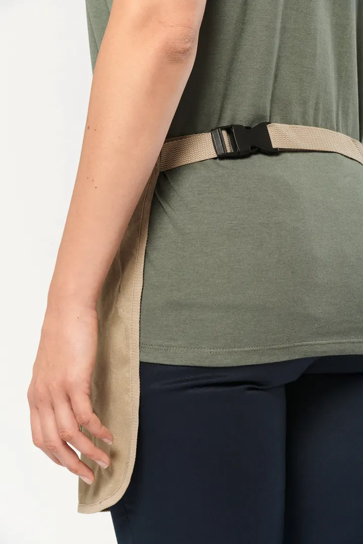 Kurze umweltfreundliche Unisex-Gärtnerschürze 22