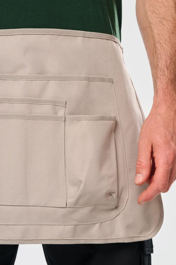 Kurze umweltfreundliche Unisex-Gärtnerschürze 4