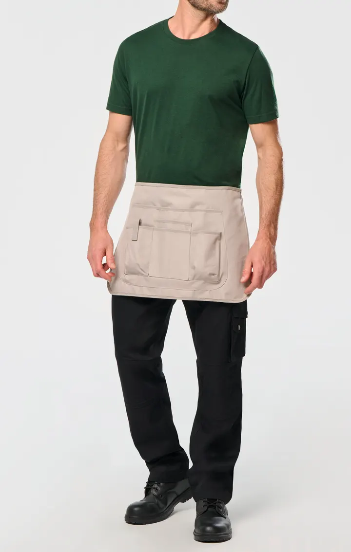 Kurze umweltfreundliche Unisex-Gärtnerschürze 3